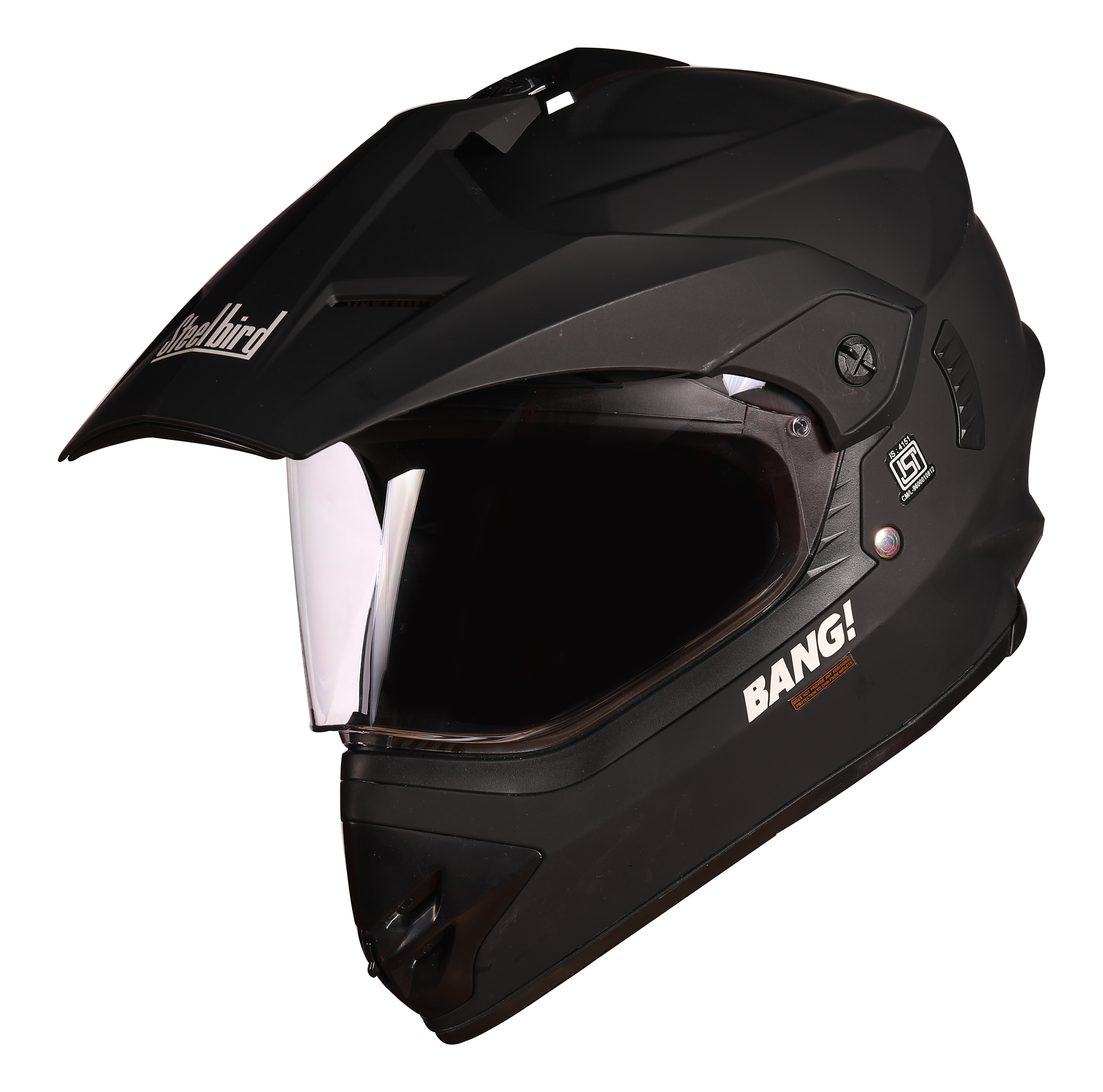 SB-42 Bang Single Visor Mat Black